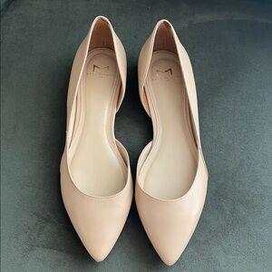 Marc Fisher Women's Tan Pointed Flats